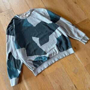 Burberry Brit Color-Block Sweater Men’s/Unisex XL Blue Gray Pullover